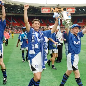 FA Cup Final, Everton v Manchester United. Everton won the match 1-0 via a headed goal by