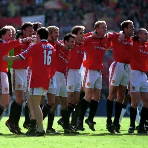 FA Cup Final at Wembley Stadium. Manchester United 2 v Newcastle United 0 FA Cup Final at Wembley Stadium. Manchester United 2 v Newcastle United 0