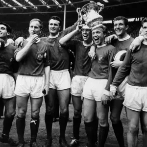 FA Cup Final at Wembley Stadium. Manchester United 3 v Leicester City 1