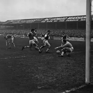 FA Cup Print: Walsall 2 - Peterborough 3 at Fellows Park, December 5, 1959
