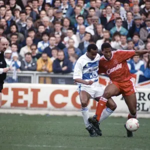 FA Cup Quarter Final match at Loftus Road. Queens Park Rangers 2 v Liverpool 2