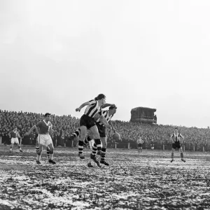 Tooting and Mitcham v Nottingham Forest FA Cup Third Round Print 1959