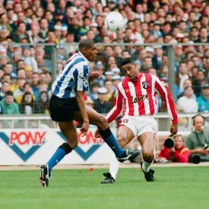 FA Cup Semi Final at Wembley Stadium. Sheffield Wednesday 2 v Sheffield United 1 FA Cup Semi Final at Wembley Stadium. Sheffield Wednesday 2 v Sheffield United 1