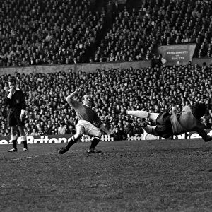 FA Cup Sixth Round match at Old Trafford March 1972. Manchester United 1 v Stoke City 1