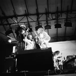 Print of The Faces at Reading Festival, August 12th 1972
