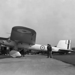 The Fairey Long Rang Monoplane, seen here at RAF Cranwell before Squadron Leader O The Fairey Long Rang Monoplane, seen here at RAF Cranwell before Squadron Leader O