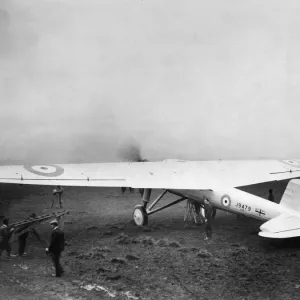 Le Fairey Long Rang Monoplane, vu ici à RAF Northolt juste avant de décoller pour RAF.