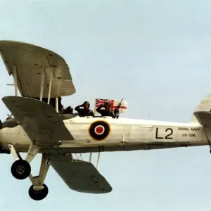 A Fairey Swordfish in Flight Print - Sunderland Airshow 1996