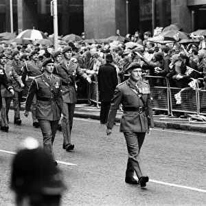 Falklands Victory Parade, London. 12th October 1982
