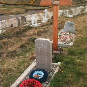 Falklands War Graves, Falkland Islands - March 1999 Falklands War Graves, Falkland Islands - March 1999