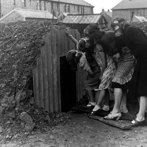 Anderson Air Raid Shelter Print, 04/09/1939