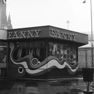Print of The Fanny Boutique in Birmingham's Bull Ring, 1967 Print of The Fanny Boutique in Birmingham's Bull Ring, 1967
