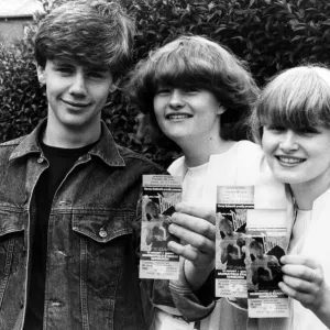 David Bowie Fans at Murrayfield Concert 1983 Print David Bowie Fans at Murrayfield Concert 1983 Print