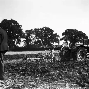 A farmer and his Fordson N9 tractor seen here competing in the annual Forest of Arden A farmer and his Fordson N9 tractor seen here competing in the annual Forest of Arden