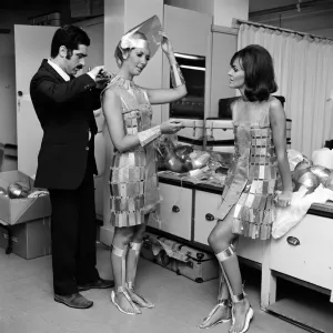 Paco Rabanne on Casino Royale Film Set Print, 6th July 1966 Paco Rabanne on Casino Royale Film Set Print, 6th July 1966