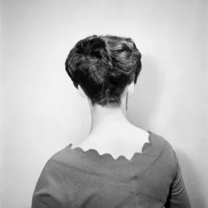 Fashion: Hair styles by Raymond. April 1956 B475-005
