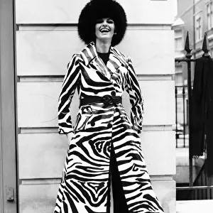 Fashion, July 1969 Long maxi coat from Britian
