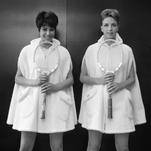 Fashions for Wimbledon Photoshoot. Models displaying a selection of Fred Perry