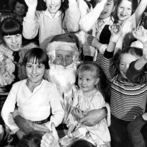 Father Christmas at East Kilbride youth club. Santa, Archie McGibbon Father Christmas at East Kilbride youth club. Santa, Archie McGibbon