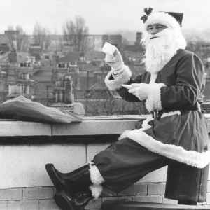 Teesside Father Christmas Print, 22nd December 1987 Teesside Father Christmas Print, 22nd December 1987