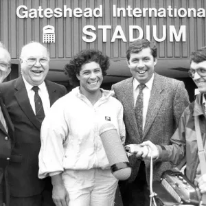 Fatima Whitbread at Gateshead Stadium Print, October 1988