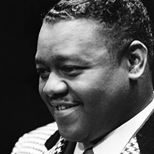 Fats Domino at the Saville Theatre, preparing for tonights show
