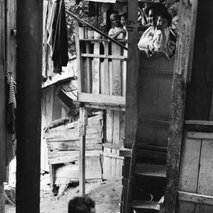 Favela, Rio de Janeiro, Brazil, 24th October 1968. Our picture shows Favela, Rio de Janeiro, Brazil, 24th October 1968. Our picture shows