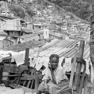 Favela, Rio de Janeiro, Brazil, 24th October 1968. Our picture shows Favela, Rio de Janeiro, Brazil, 24th October 1968. Our picture shows