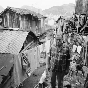 Favela, Rio de Janeiro, Brazil, 24th October 1968. Our picture shows Favela, Rio de Janeiro, Brazil, 24th October 1968. Our picture shows