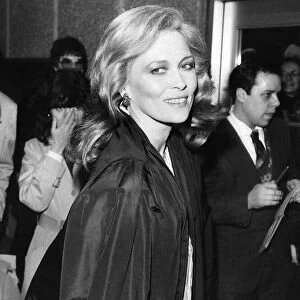 Faye Dunaway Actress At The Premiere Of Her Latest Film "Mommie Dearest"