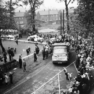 Featherstone Rovers Rugby League Team victory parade after winning the Challenge Cup Featherstone Rovers Rugby League Team victory parade after winning the Challenge Cup