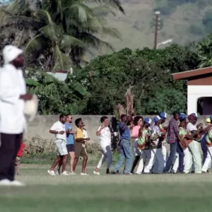 February 1990 90-1082-005 International Test Match Cricket. West Indies vs England