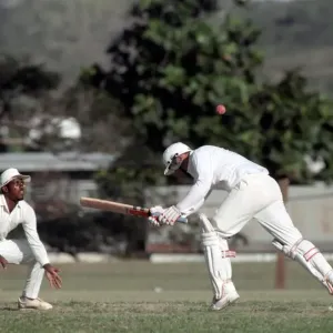 February 1990 90-1082-014 International Test Match Cricket. West Indies vs England