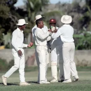 February 1990 90-1082-019 International Test Match Cricket. West Indies vs England