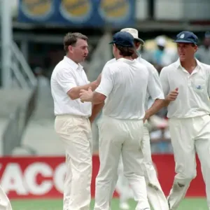 February 1990 90-1082-040 International Test Match Cricket. West Indies vs England