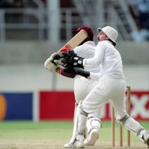 February 1990 90-1082-052 International Test Match Cricket. West Indies vs England