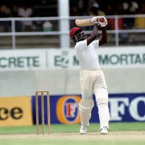 February 1990 90-1082-056 International Test Match Cricket. West Indies vs England