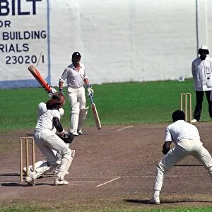 February 1990 90-1082-066 International Test Match Cricket. West Indies vs England