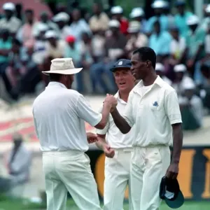 February 1990 90-1082-120 International Test Match Cricket. West Indies vs England