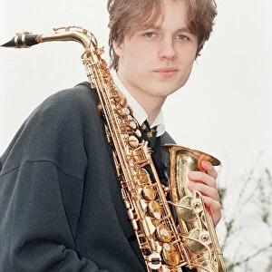 Felix Hughes, Saxophone Player from Ysgol Brynhyfryd School in Ruthin, Denbighshire