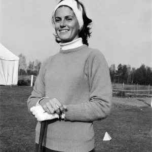 Female golfers during a practise round at the Berkshire Golf Club Female golfers during a practise round at the Berkshire Golf Club