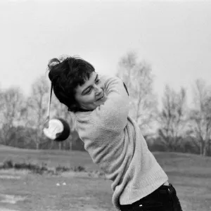 Female golfers during a practise round at the Berkshire Golf Club Female golfers during a practise round at the Berkshire Golf Club