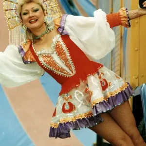 One of the female performers from the Moscow state Circus, which is visiting Teesside One of the female performers from the Moscow state Circus, which is visiting Teesside