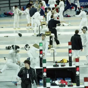Fencing Print at the National Indoor Arena, Birmingham