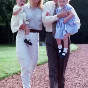 Fergus McCann with Family Print, 1998