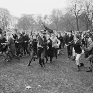 The Festival of Life'meeting arranged by the CND held at Victoria Park in The Festival of Life'meeting arranged by the CND held at Victoria Park in