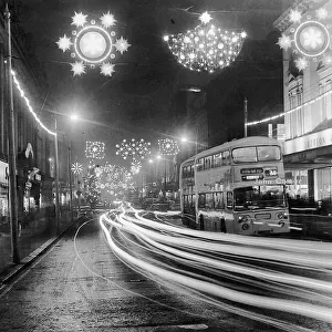 A festival of light. The Christmas illuminations brighten up the dark Newcastle skies