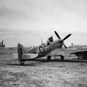 Fighter aircraft of the RAF based on the Anzio beachhead have co-operated with the ground