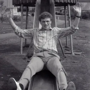 FILE FOTO 1981 DAVID MOYES calciatore del Celtic in caduta. FILE FOTO 1981 DAVID MOYES calciatore del Celtic in caduta.