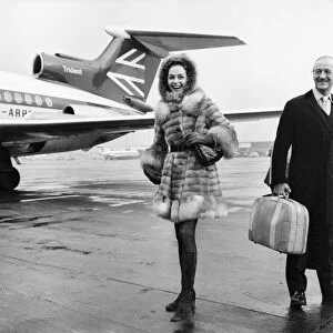 Film Actor David Niven, and his wife Hjordis arrived in London from Geneva today